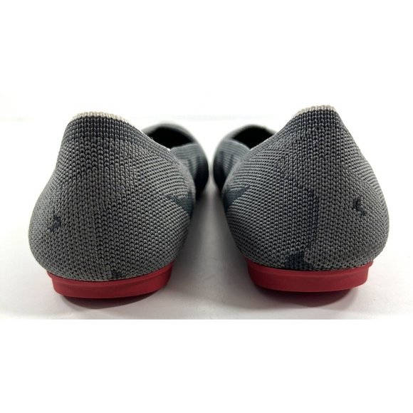 Rothys Ballet Style Flats Womens Size 8.5 Round Toe Shoes Gray Camouflage - Picture 7 of 15